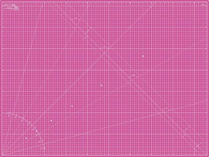Elan Cutting Mat A0 Pink & Purple, Extra Large Self Healing Cutting Mat 36 x 48 Inch, 5-Ply Craft Board Pink, Hobby Board for Crafts 36x48 Inch - style: 48" x 36"