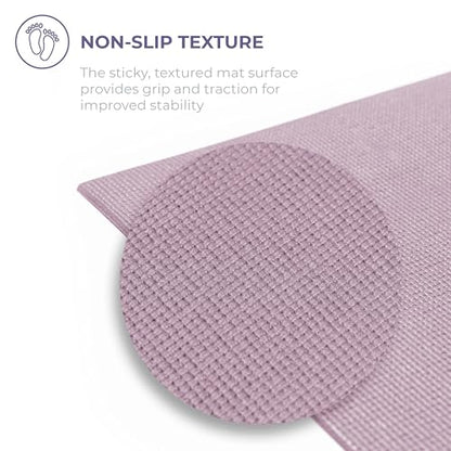 Voyage 5mm Studio Yoga Mats, 10 Pack, 72x24in - color: Calm Studio Assorted