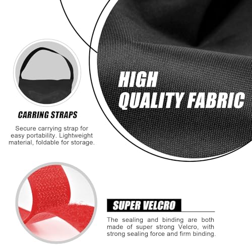 145 LBS Canopy Weights Sand Bags, 4-Pack Sand Bags for Weight Outdoor Advertising Tent Sunshade Fixed Windproof Pop up Canopy Tent Weights(Black-red Straps) - color: Black-red straps