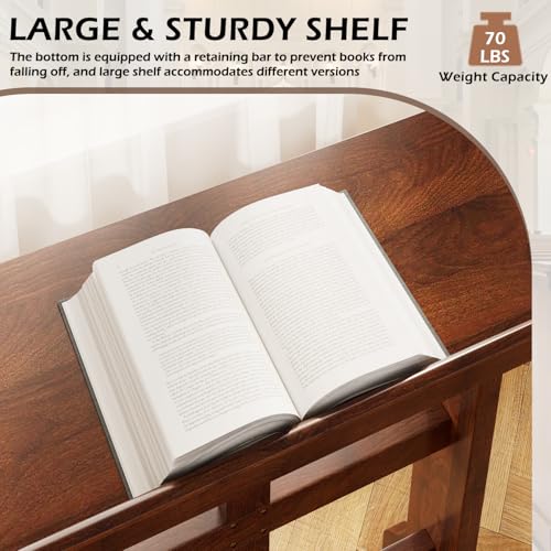 AECOJOY Prayer Kneeler Bench, Prayer Stool with Cushion & Storage Drawer