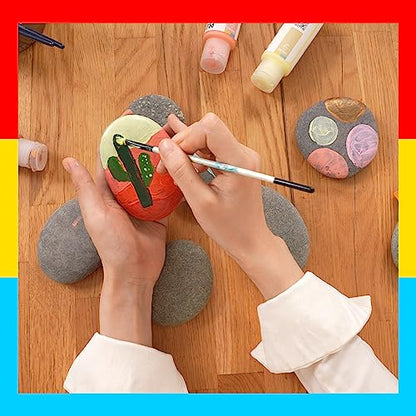 MEEDEN Mid Yellow Acrylic Paint with Pump Lid, 1/2 Gallon (2L /67.6 oz.) Soft Body Non-Toxic Rich Pigment Color, Perfect for Art Class, Wall Painting, Painting Party & Creative DIY - color: Mid Yellow