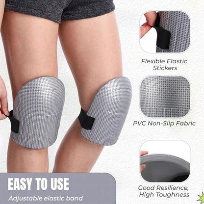 WinnerWhy Garden Knee Pads for Women Men Foam Knee Pads for Work, Grey - color: Grey