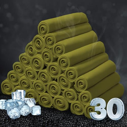 Honoson Cooling Towel Bulk - color: Army Green, size: 32"x12"