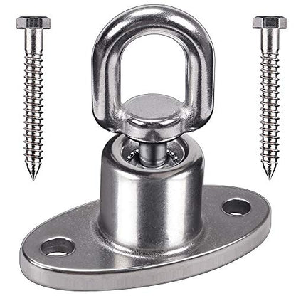 SELEWARE Tire Swing Swivel Hanger, Heavy Duty Swing Hook, 1200 LB Capacity - color: Ball Bearing Swing Hanger, 1 Pack