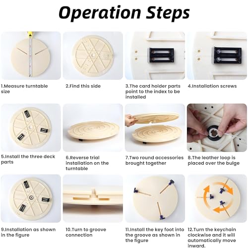 DYRABREST Portable Pottery Machine Turntable Clamp Pottery, Ceramic Pottery Trimming Turntable Tools Sculpting Clamp Repair Tools for Ceramic Beginners Professionals (White)