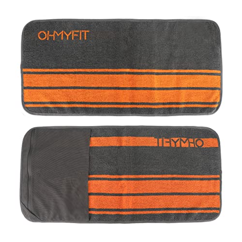 Smart Fitness Towel with Zippered Pocket - Gym Towel for Men & Women - Multifunctional Exercise Towel - Quick Dry Sweat Towel for Workout, Yoga, Tennis, Sports & More (Gray, Pack of 1) - style: Gray