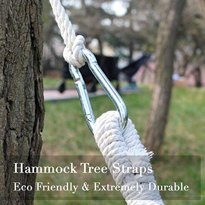 INNO STAGE 2 Tree Swing Hanging Straps with Heavy Duty Carabiner Hooks