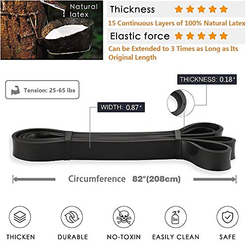 Pull-Up Bands Resistance-Bands Exercise-Bands - Pull up Assistance Bands Workout Bands Resistance for Women Long Resistance Bands Resistance Loop Bands Perfect for Gym Home or Travel