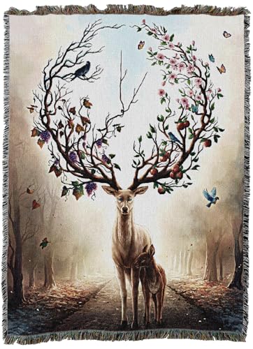 Pure Country Weavers Seasons Change Blanket by Jonas Jödicke - Gift Tapestry Throw Woven from Cotton - Made in The USA (72x54) - color: Seasons Change, size: 72x54