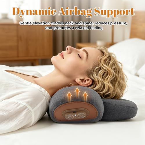 3-in-1 Neck Massager Pillow, Neck Cervical Traction Device for Pain Relief