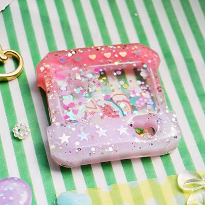 Resin Shaker Molds Set Epoxy Jewelry Casting Supplies Claw Machine, Dessert Truck, Game Console, Bear, Milk 5 Silicone Trays with 5 Seal Films Large Height 2.3-3inch - color: 3inch Large Kawaii Charms Craft Pack of 10