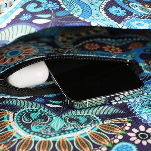 Yoga Mat Bag Yoga Tote Bag with Large Pocket and Zipper Pocket Yoga Mat Bag Carrier Fit Most Size Mats and All You Stuff - color: cyan