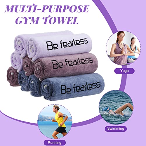 Peryiter 9 Pcs 9 Pcs Microfiber Gym Towels for Men and Women