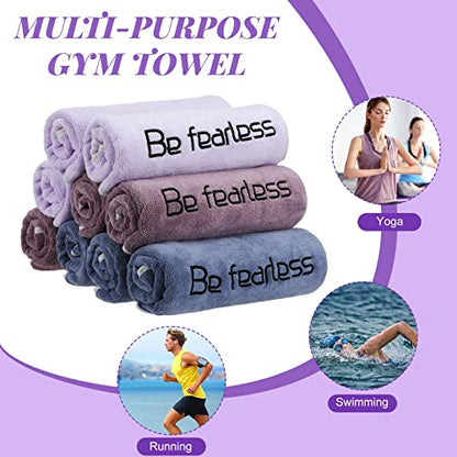 Peryiter 9 Pcs 9 Pcs Microfiber Gym Towels for Men and Women