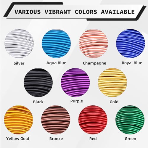 9 Gauge Aluminum Craft Wire, 100 Feet 3mm Bendable Metal Wire for Jewelry Making, Sculpting and Floral Design, Soft Armature Wire for DIY Crafts (Red) - size: 9 Gauge(3mm), style: Red
