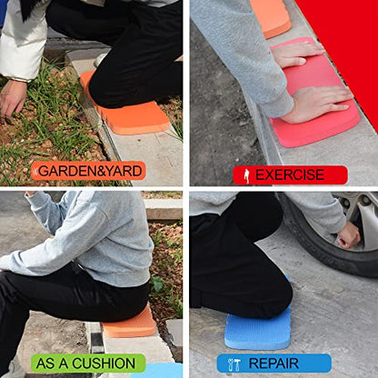 4Pcs 16x6.7 Inch Waterproof Foam Kneeling Pad for Garden, Bath, Yoga
