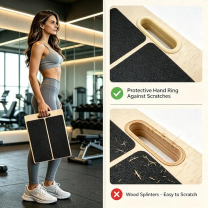 Wooden Slant Board for Calf Stretching – Adjustable Calf Stretch & Mobility Board for Squats & Exercise, Incline Board for Ankle Achilles & Foot Stretcher, Green