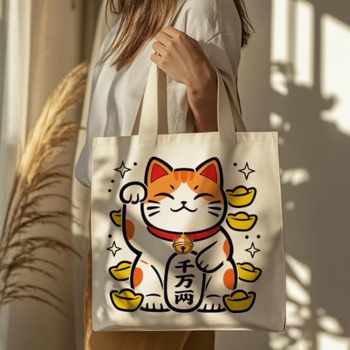 MAYJOYDIY 2 Styles Maneki Neko Fish Stencils Reusable Template with Paint Brush Cat 11.8×11.8" for Home Decoration Wood Wall Canvas Furniture - style: Maneki Neko
