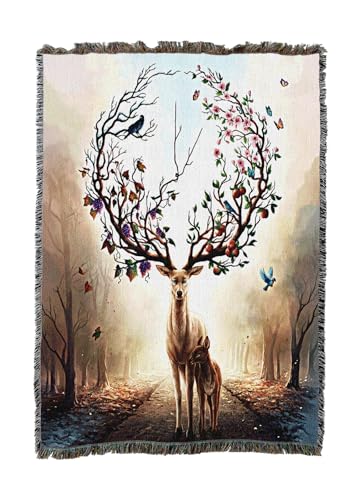 Pure Country Weavers Seasons Change Blanket by Jonas Jödicke - Gift Tapestry Throw Woven from Cotton - Made in The USA (50X60) - color: Seasons Change, size: 50x60