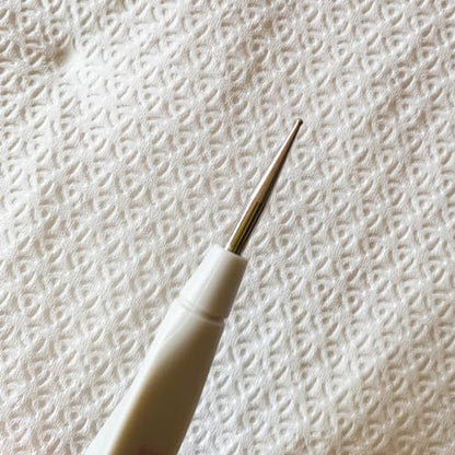 Happy Dotting Company Extra Fine Stylus — Micro Precision Double-Ended Dotting Tool & Embossing Stylus | 0.5mm & 1.0mm Tips for Mandala Art, Paper Embossing & Nail Art Detail Work