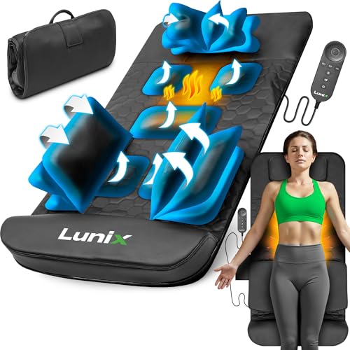Lunix LX27 Heated Stretching Mat Massager – Upper Body Massage Mat Back Stretcher for Tension Release, Deep Tissue Lumbar Massager for Flexibility & Recovery