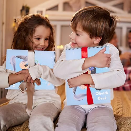 Sketch Book, 8”X11.5” 100 Pages(110gsm), Spiral Bound Artist Sketch Pad, Durable Acid Free Sketchbook for Painting, Sketching or Doodling, Best Gifts for Drawing Boys and Girls, White