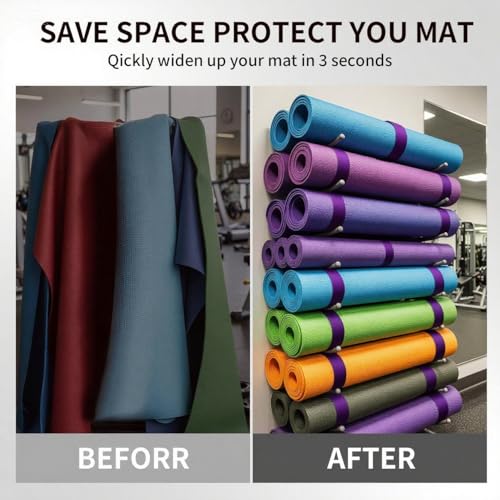 Yoga Mat Carrier Strap, Adjustable Thick Straps Sling for Carrying Large Mats, Stretching Band - color: 1pc Slap Band Purple