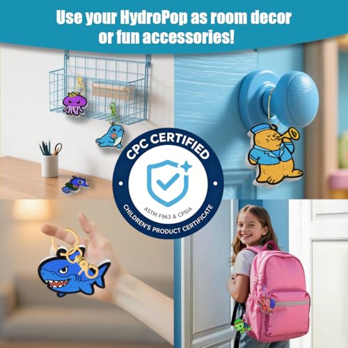 WurLoo Aqua Magic Puffs Paint 3D Art Kit Ocean Panl,Mess-Free Craft for Kids, DIY Color & Inflate Activity, Travel Toys & Creative Gifts for Girls and Boyd Ages 4, 5, 6, 7, 8, 9, 10 - color: Ocean Panl