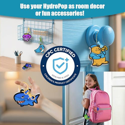 WurLoo Aqua Magic Puffs Paint 3D Art Kit Ocean Panl,Mess-Free Craft for Kids, DIY Color & Inflate Activity, Travel Toys & Creative Gifts for Girls and Boyd Ages 4, 5, 6, 7, 8, 9, 10 - color: Ocean Panl