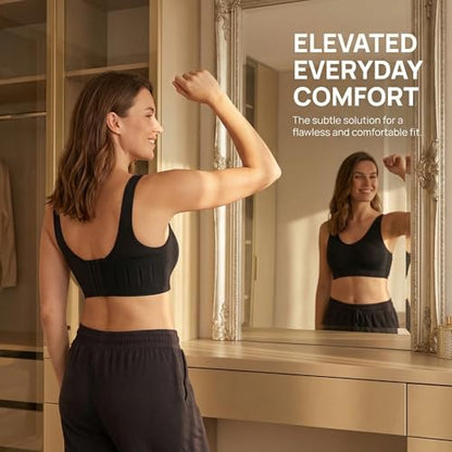 CALLARON Strap Extender for Bra Women Strap Extension 5 Hook Adjustable Bras Band Extender Buckle Swimsuit Back Bras Strap Extender Comfortable Elastic Bra Extension 3.5 x 1.2 inch