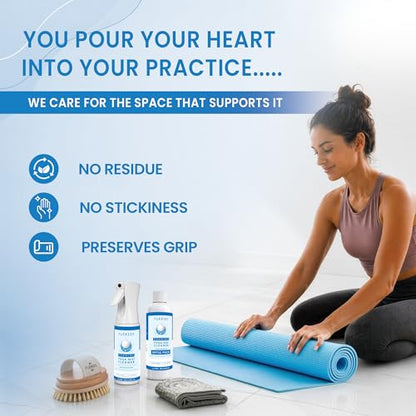 Flexies Foaming Yoga Mat Cleaner Refill Pack | Plant-Based Foaming Spray | Deep Cleans Yoga and Pilates Mats, 6.76 fl oz, Fragrance-Free - color: Refill Fragrance Free
