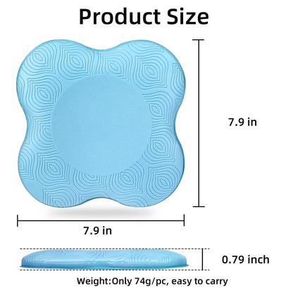 2-4 Pack Yoga Knee Pads, TPE Cushion for Pilates Exercise - color: 4pcs-blue