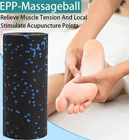 Mini Foam Roller, Muscle Massage Rollers for Trigger Point Therapy | High Density Tool, Small Size 6"L x 2" Round, 3.2-Inch Ball, Deep Tissue Muscle Recovery, Exercise Workout Stretching