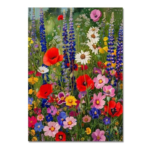 Artykapby Diamond Art Kits for Adults Flower 12x16inch | Diamond Painting Kits for Adults,5D DIY Full Drill Diamond Art Kits for Gift Home Wall Decor - color: KP003