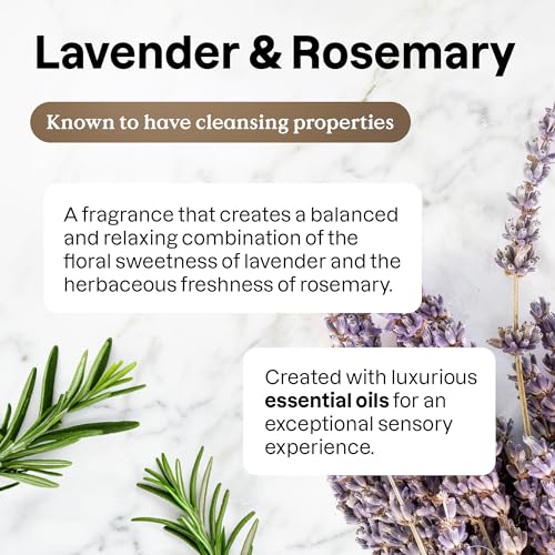 ATTITUDE Multi-Purpose Cleaner with Essential Oils, EWG Verified, Plant and Mineral-Based Ingredients, Vegan Household Products, Bulk Refill, Lavender and Rosemary, 67.6 Fl Oz (Pack of 4) - size: 67.6 Fl Oz (Pack of 4)