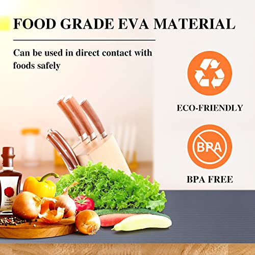 Mcrbeay Shelf Liner Non Adhesive, Washable Cabinet Liners for Shelves - color: Dark Gray, size: 10"W x 360"L