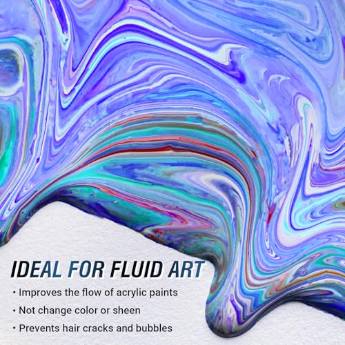 Falling in Art 67.6 Oz Pouring Medium for Acrylic Paint | Paint Thinner with High Flow Consistency - size: 67.57 Fl Oz (Pack of 1)