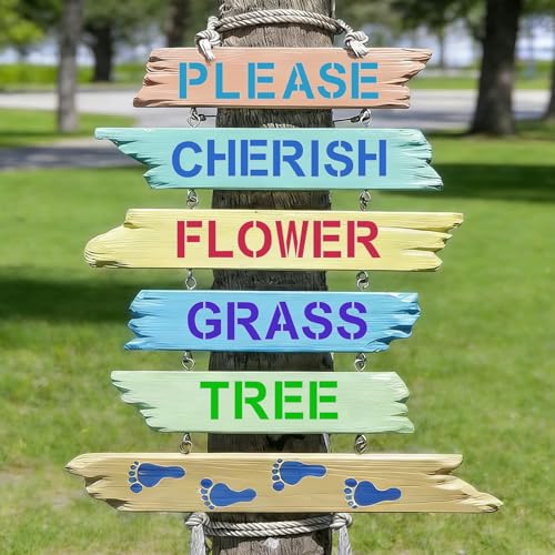 2 Inch Letter Stencils,43Pcs Reusable Letter Stencils for Painting | Alphabet Symbol Numbers Stencils Interlocking Kit for Painting on Wood, Wall, Fabric, Rocks, Chalkboard, Sign & DIY Art - size: 2 inch