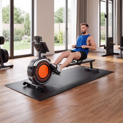 YOLEO Bike & Treadmill Mat, 78"x35" Non-Slip Exercise Bike Trainer Pad, Heavy Duty Floor & Carpet Protector Mat for Indoor Stationary Spin Bike, Rowing Machine, Elliptical & Gym Equipment - size: 78"L x 35"W x 0.3"Th