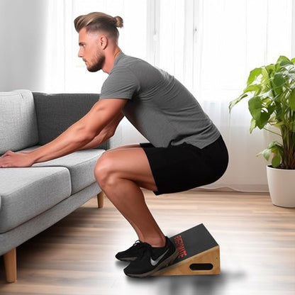 EVERYMATE Slant Board Calf Stretcher, Non-Slip Heel Elevated Squat Wedge Block for Weightlifting and Calf Stretching, Knees Over Toes Equipment 1000LB - color: Slant Board-1