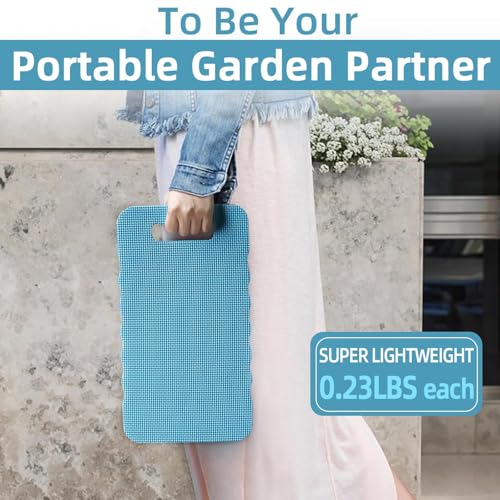 Altdorff Garden Kneeling Pad 3pcs, Extra Wider 8.66“, Kneeling Mat Waterproof with Bright Color Tone, Knee Pads for Gardening, Yoga, House Clean, Repair Work