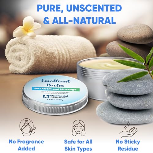 Myofascial Releaser Emollient Balm for Gua Sha Tools, Muscle Scraper Tool - color: 100g