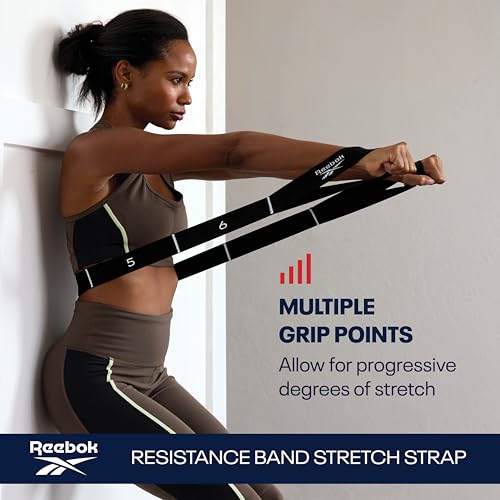 Reebok Stretch Strap, Multi-Loop Flexibility Aid
