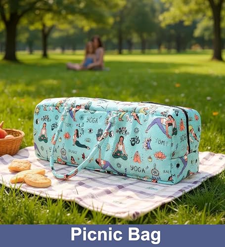 COZY TRENDS Yoga Bag with Storage Pockets – 27"x8" Large Mat Carrier Tote – Lightweight, Durable, and Stylish for Yoga & Pilates Gear - style: Style 1