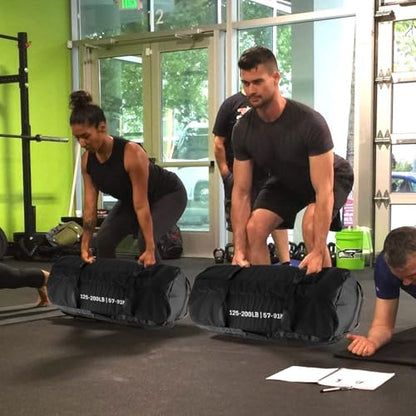 GarveeLife Workout Sandbag Unfilled - 5-200 LBS Heavy Duty Fitness Sandbag for Strength Training, Core & Full-Body Exercises | Adjustable Weight Home Gym - size: 125-200 LB
