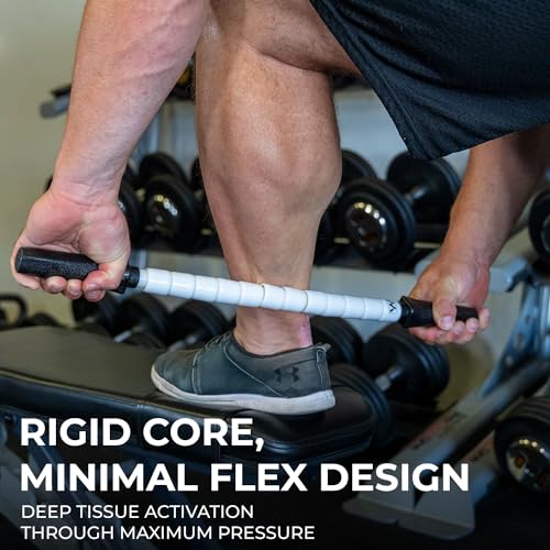 The Original Massage Stick - Self Myofasical Release Muscle Roller Stick - 24" Stiff Stick - color: Stiff Body Stick (Black)