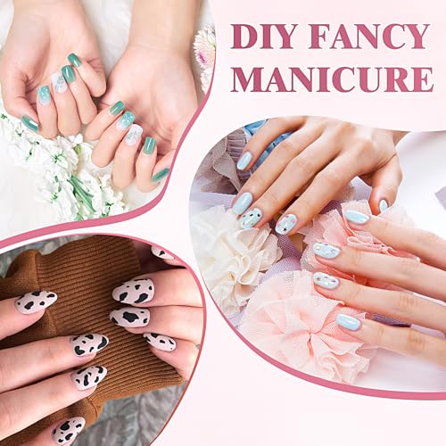12 Colors Nail Art Pens, 0.5mm Fine Tip 3D Acrylic Polish Pen Set, Waterproof Quick-Drying Dotting Graffiti Drawing Liner Brush, DIY Nail Art Design Manicure Tools for Beginners Women Home Salon