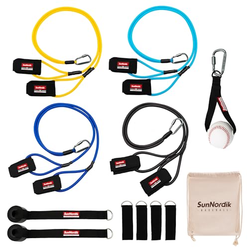 SunNordik Resistance Bands for Pitchers with Carry Bag - size: Full Level