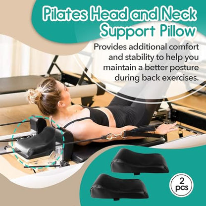 Pilates Reformer Head and Neck Support Pillow Cushion - style: 2 Pcs