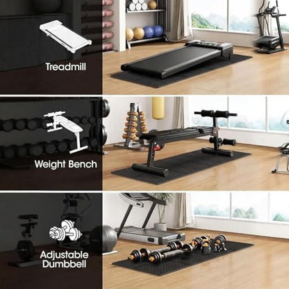 Stepwaver Walking Pad Treadmill Mat for Carpet, 68"x24"x0.2" - size: 68"L x 24"W x 0.3"Th